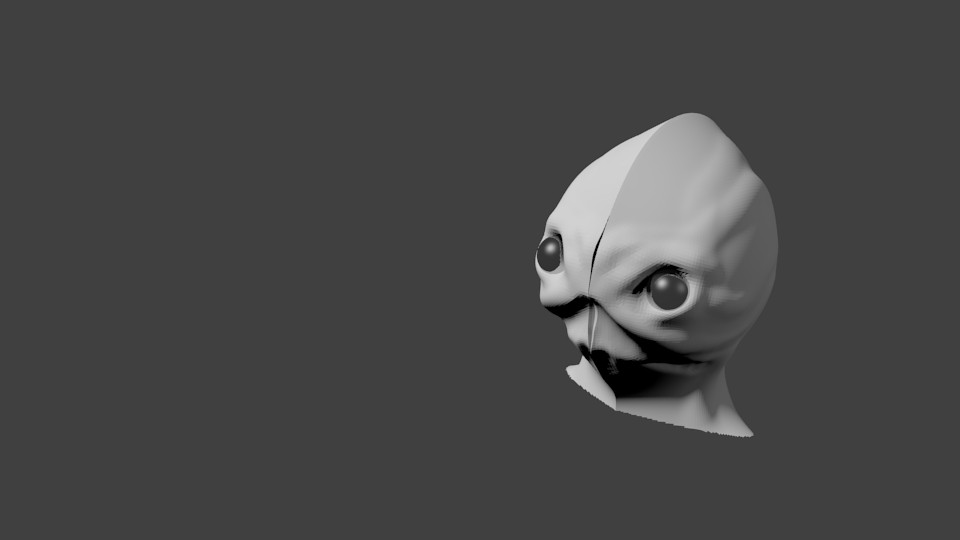 Alien Head Sculpt preview image 1